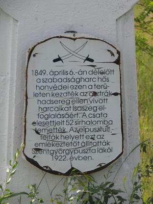 A szentgyörgyi kereszt felirata
